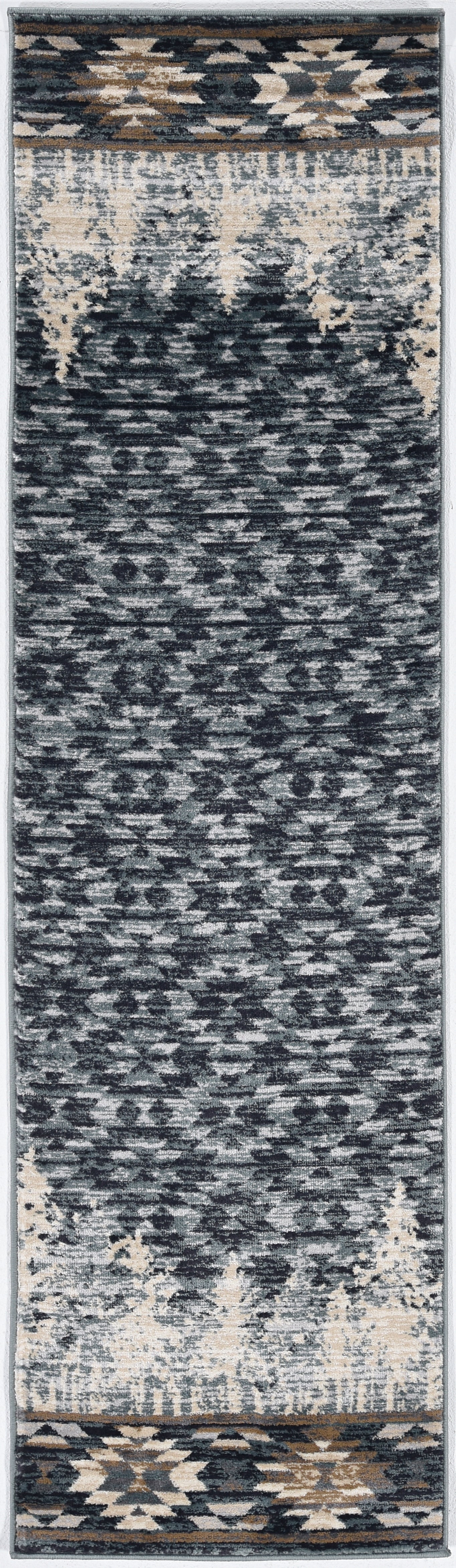 Chester 5636 Slate Blue Pines Machine Woven Performance Area Rug - Kas