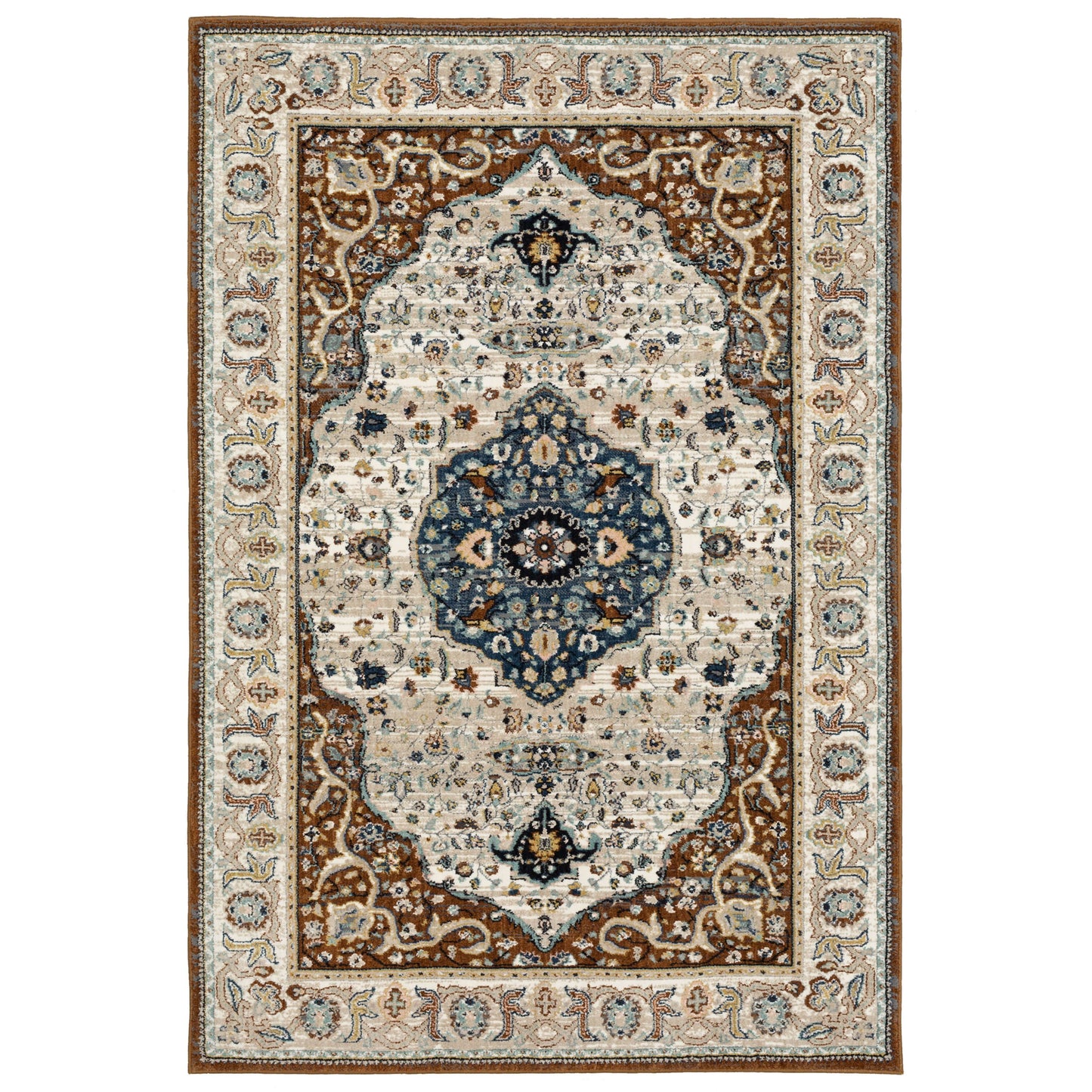 Karastan Rugs Chronos Rust Area Rug