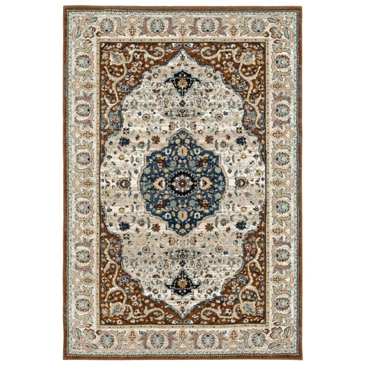 Karastan Rugs Chronos Rust Area Rug