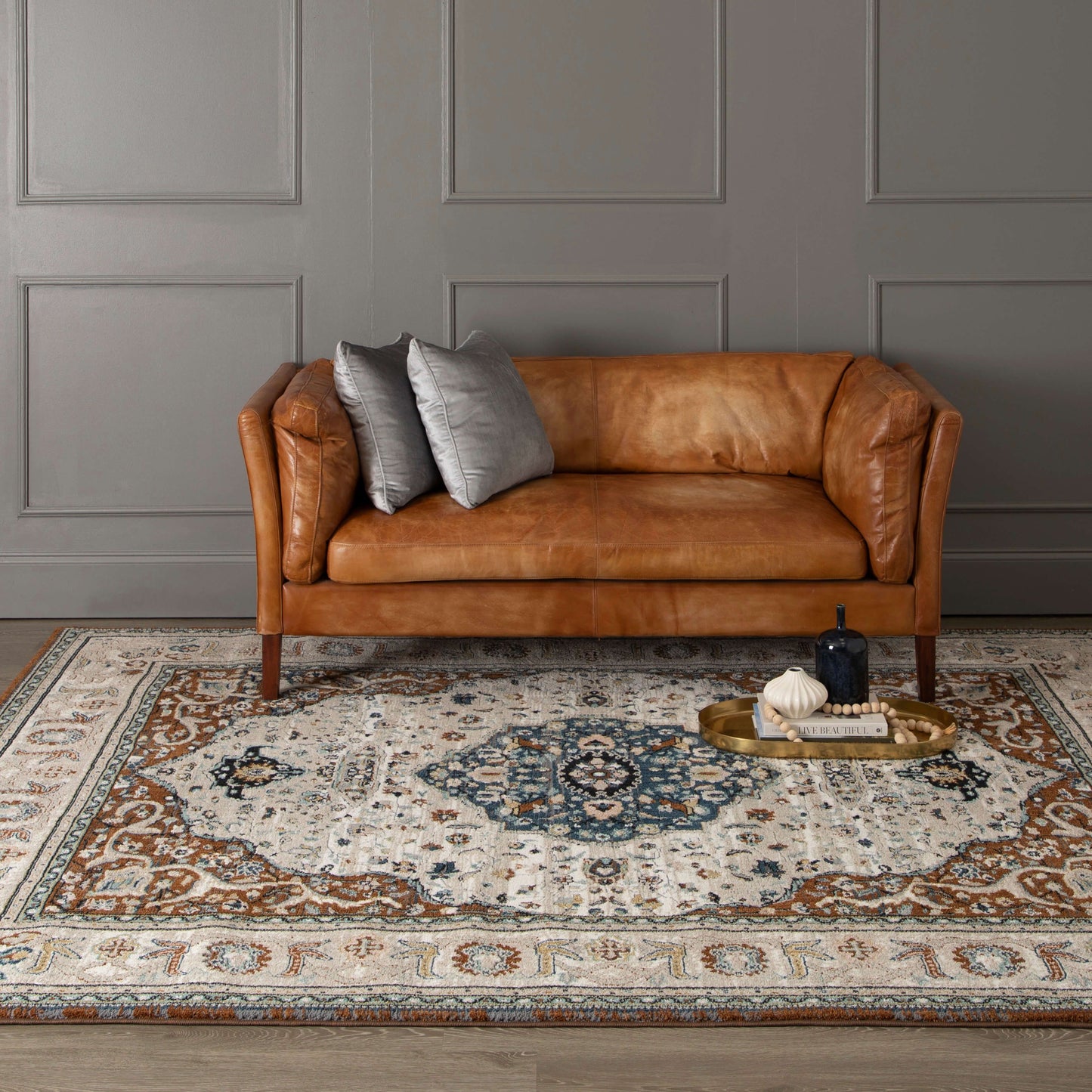 Karastan Rugs Chronos Rust Area Rug