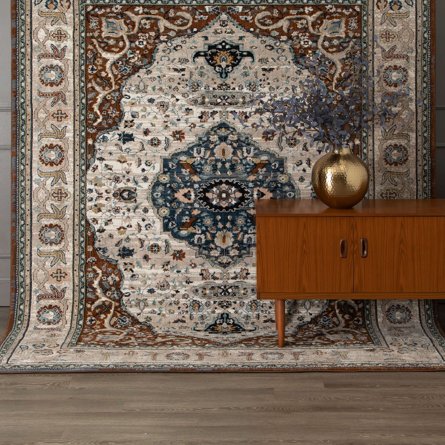 Karastan Rugs Chronos Rust Area Rug