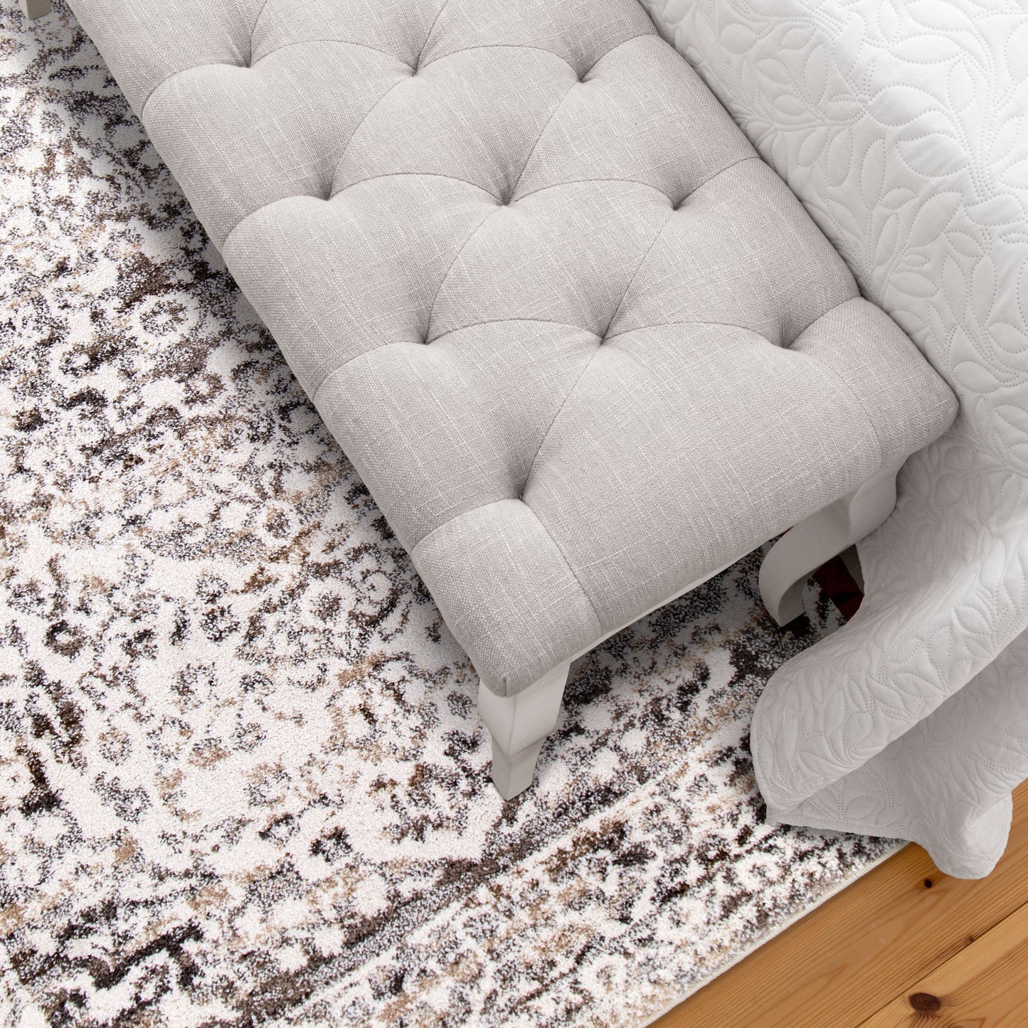 Cloud 19 9416 White Rug - Orian