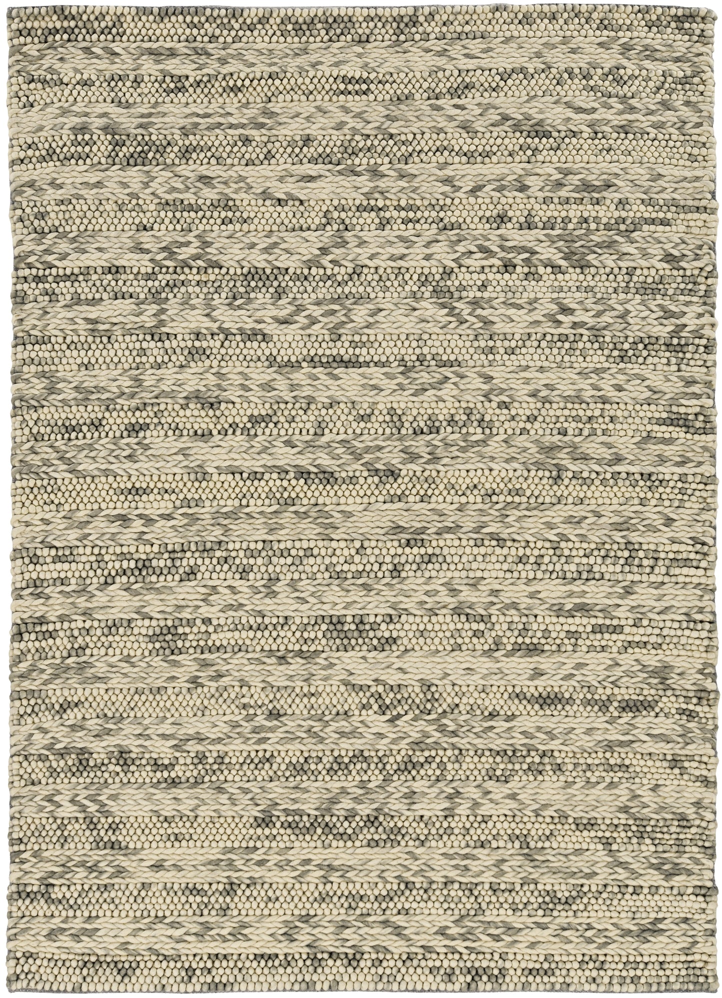 Cortico 6152 Grey Heather Handwoven Area Rug - Kas