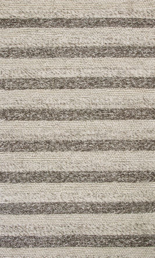 Cortico 6158 Grey/White Landscape Handwoven Area Rug - Kas