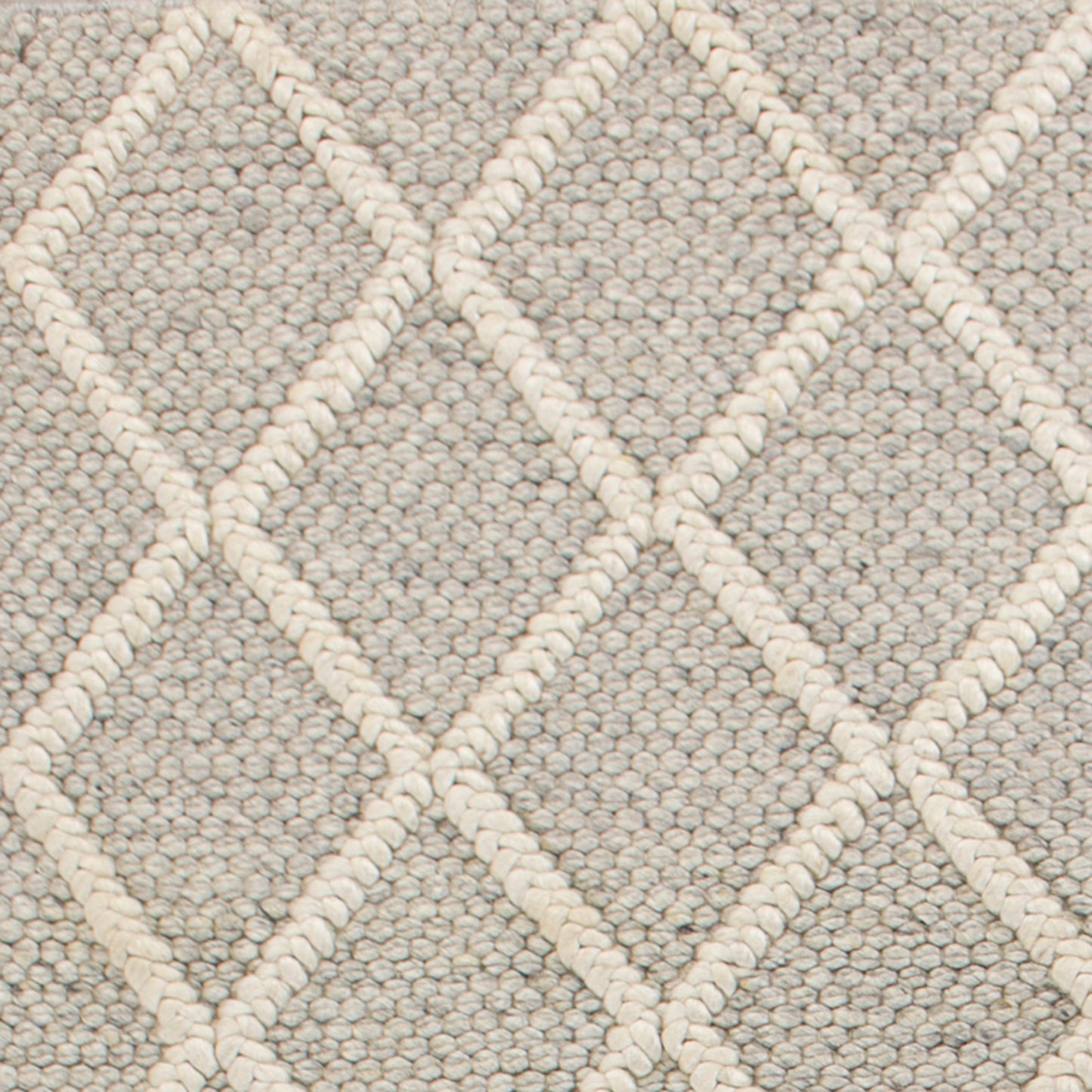 Cortico 6161 Grey Diamonds Handwoven Area Rug - Kas