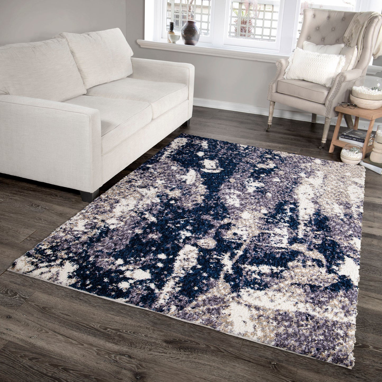 Cotton Tail JA24 Blue Rug - Orian