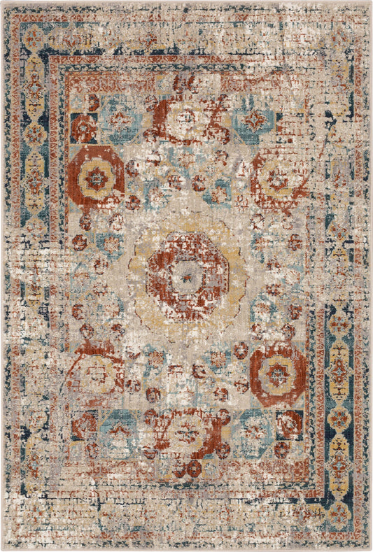 Karastan Rugs Cristales Oyster Area Rug