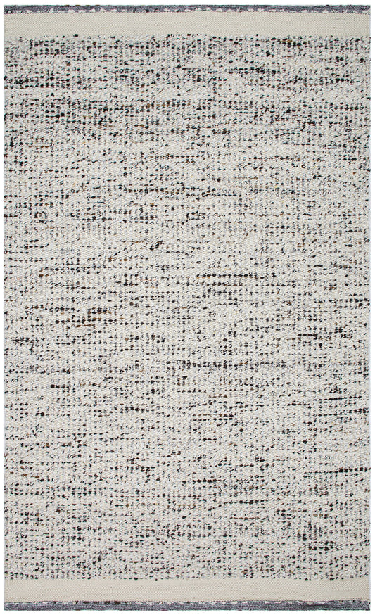 Darcy 2502 Ivory Charcoal Hand Knotted Performance Area Rug - Kas