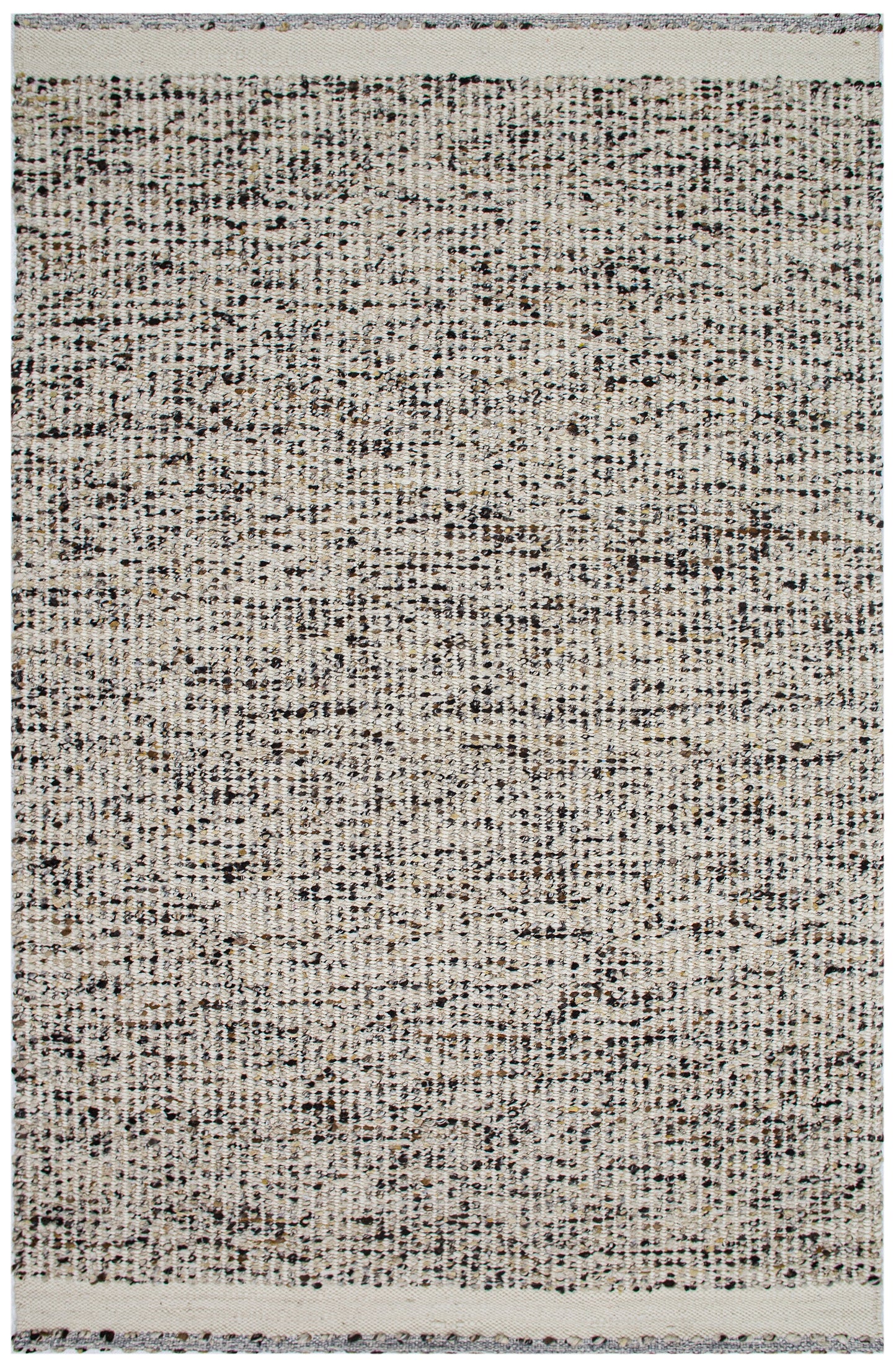 Darcy 2503 Ivory Espresso Hand Knotted Performance Area Rug - Kas