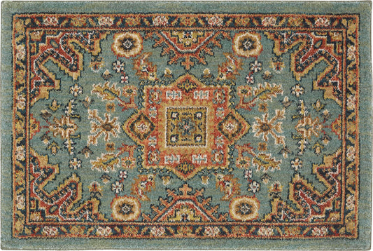 Karastan Rugs Deir Aquamarine Area Rug