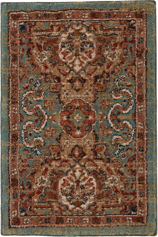 Karastan Rugs Dhahar Aquamarine Area Rug