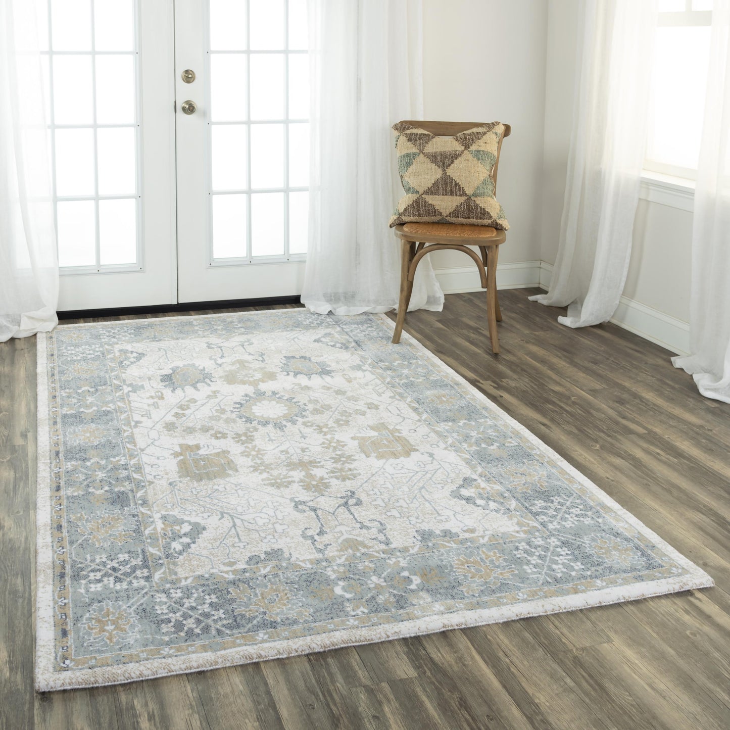 Elite ELT832 Ivory Hybrid Rug - Rizzy