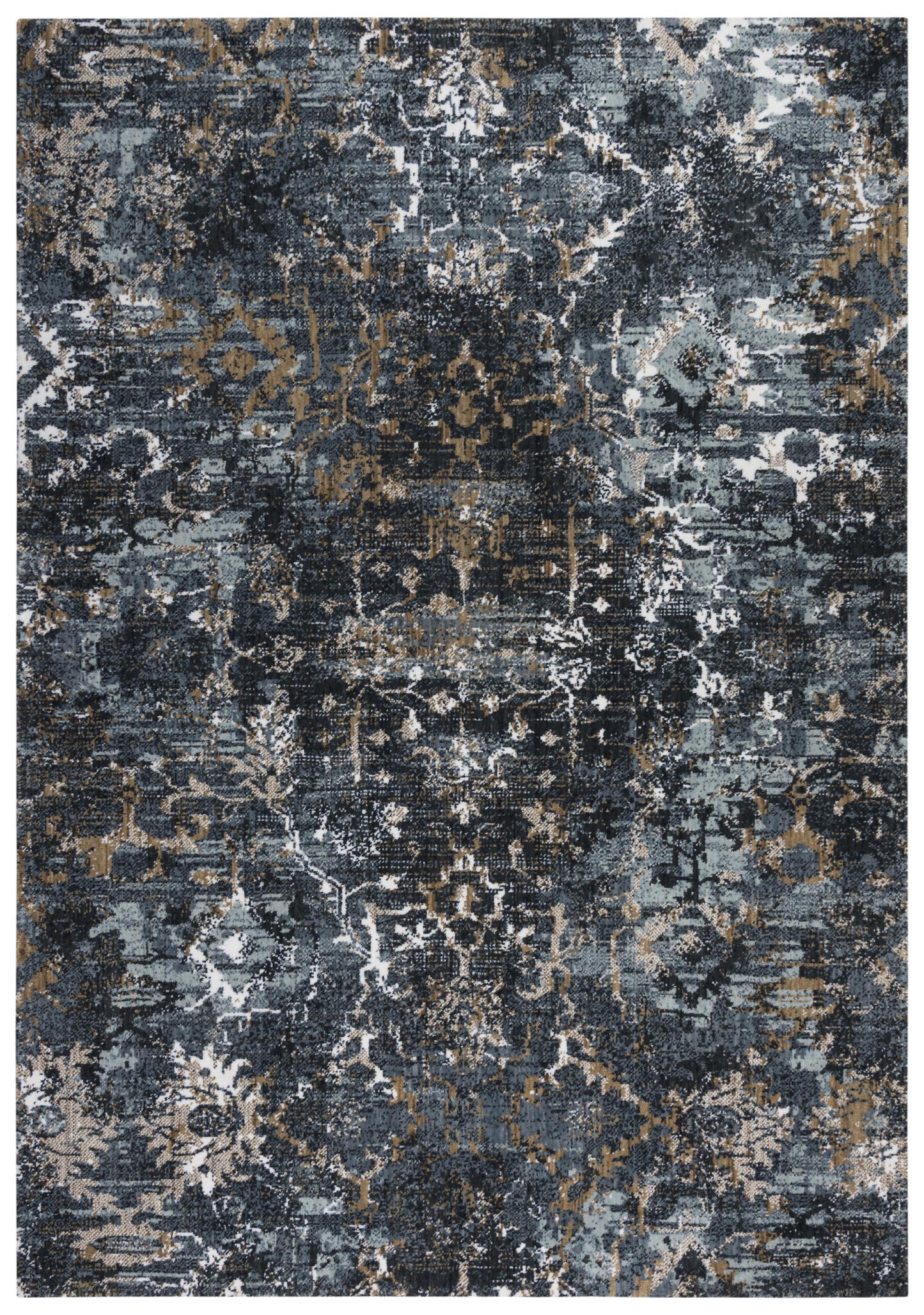 Elite ELT860 Charcoal Hybrid Rug - Rizzy