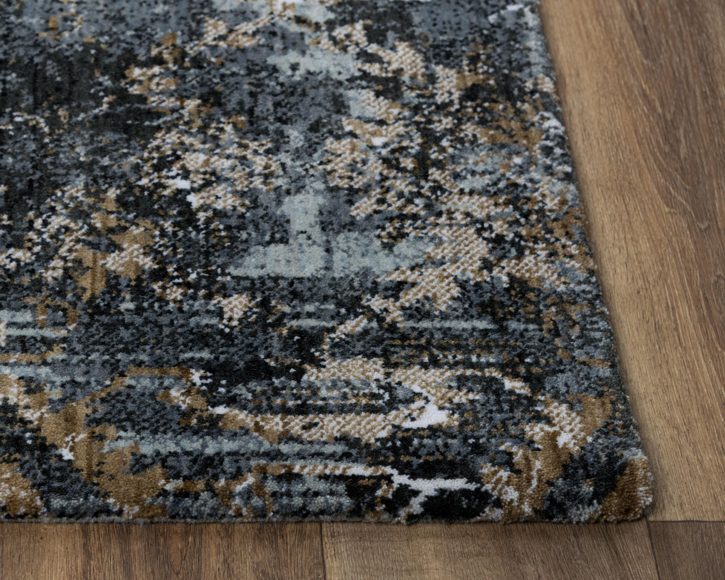 Elite ELT860 Charcoal Hybrid Rug - Rizzy