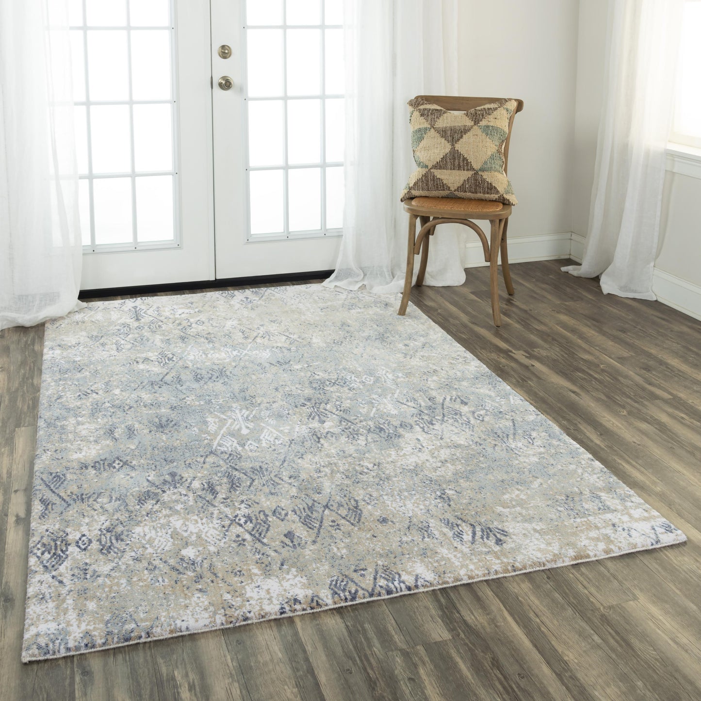 Elite ELT870 Ivory Hybrid Rug - Rizzy