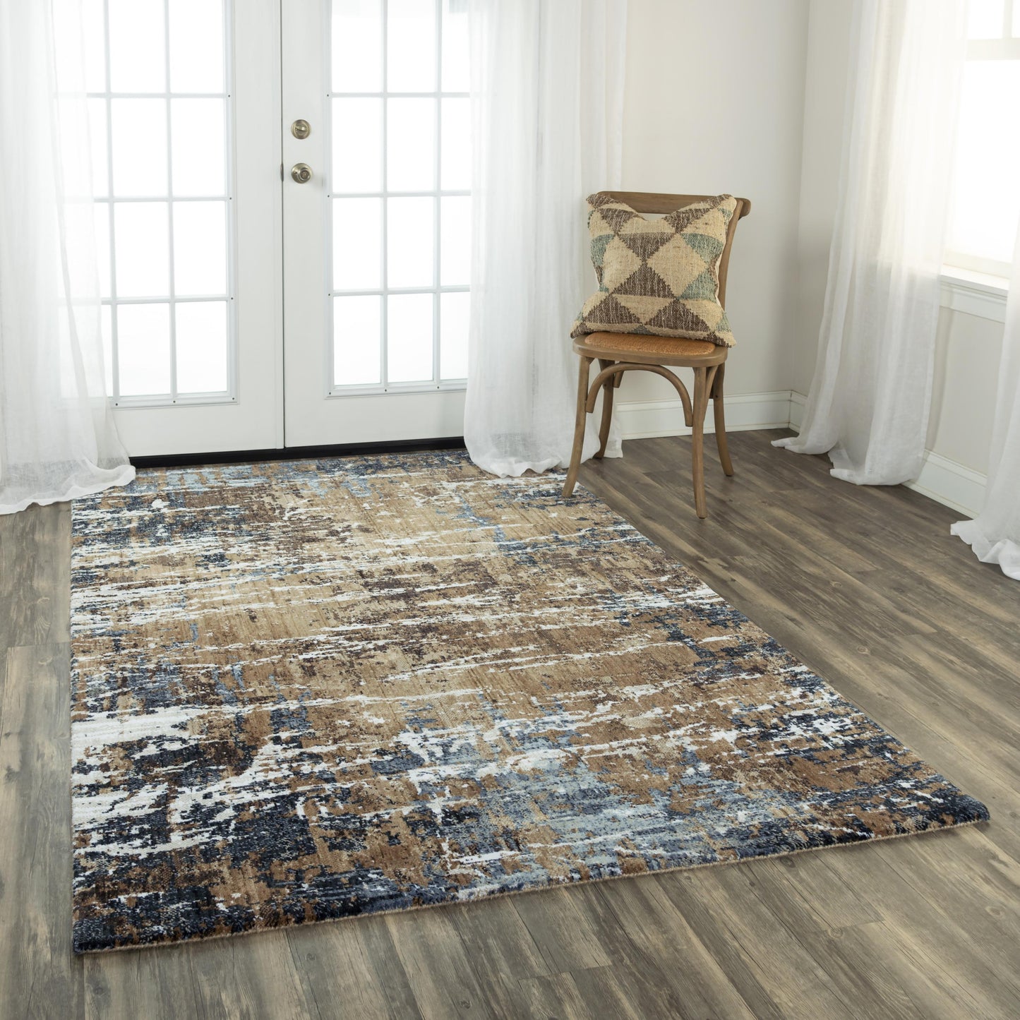 Elite ELT875 Brown Hybrid Rug - Rizzy