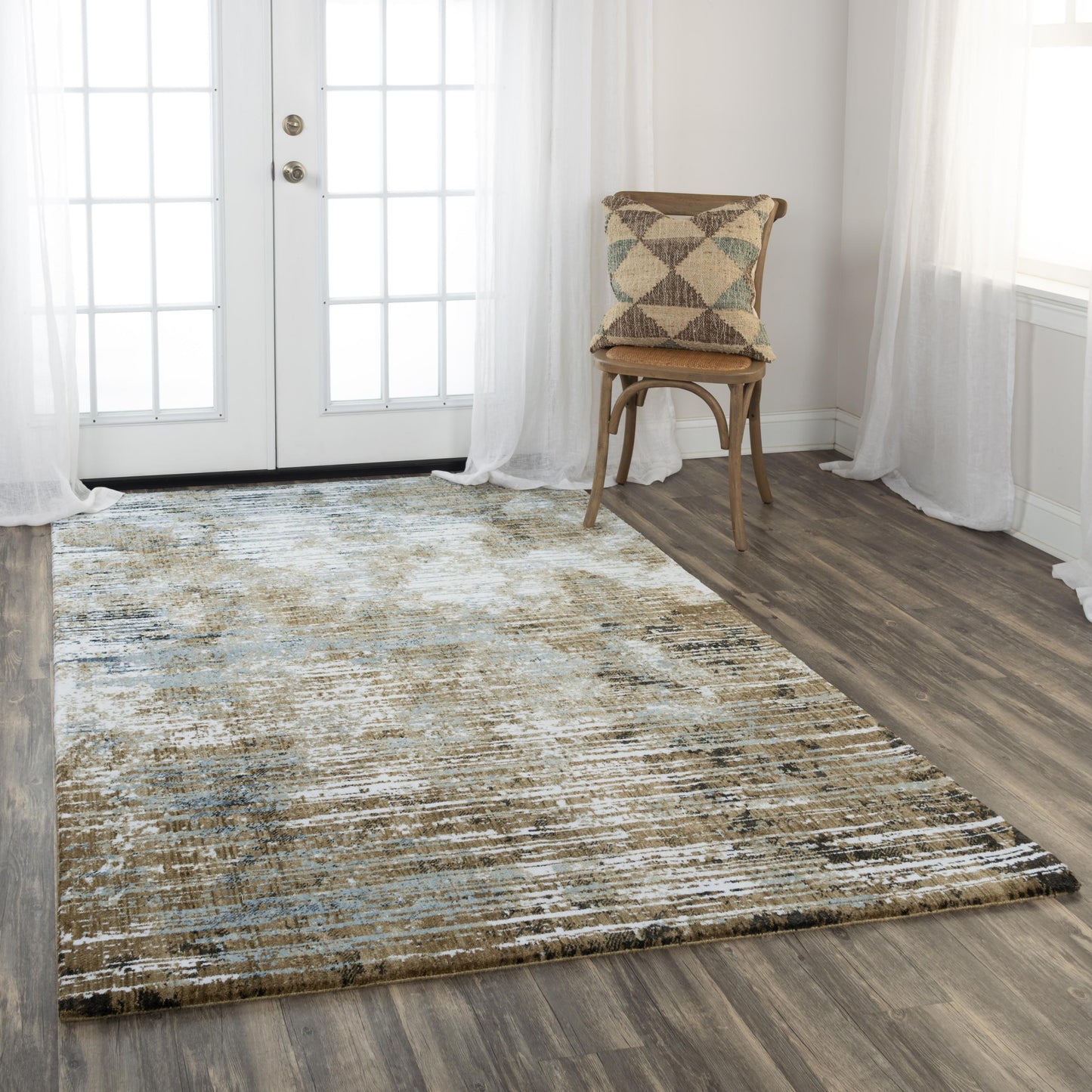 Elite ELT895 Beige Hybrid Rug - Rizzy