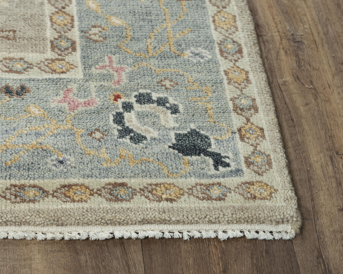 Envision ENV963 Tan/Gray Hand Knotted Rug - Rizzy