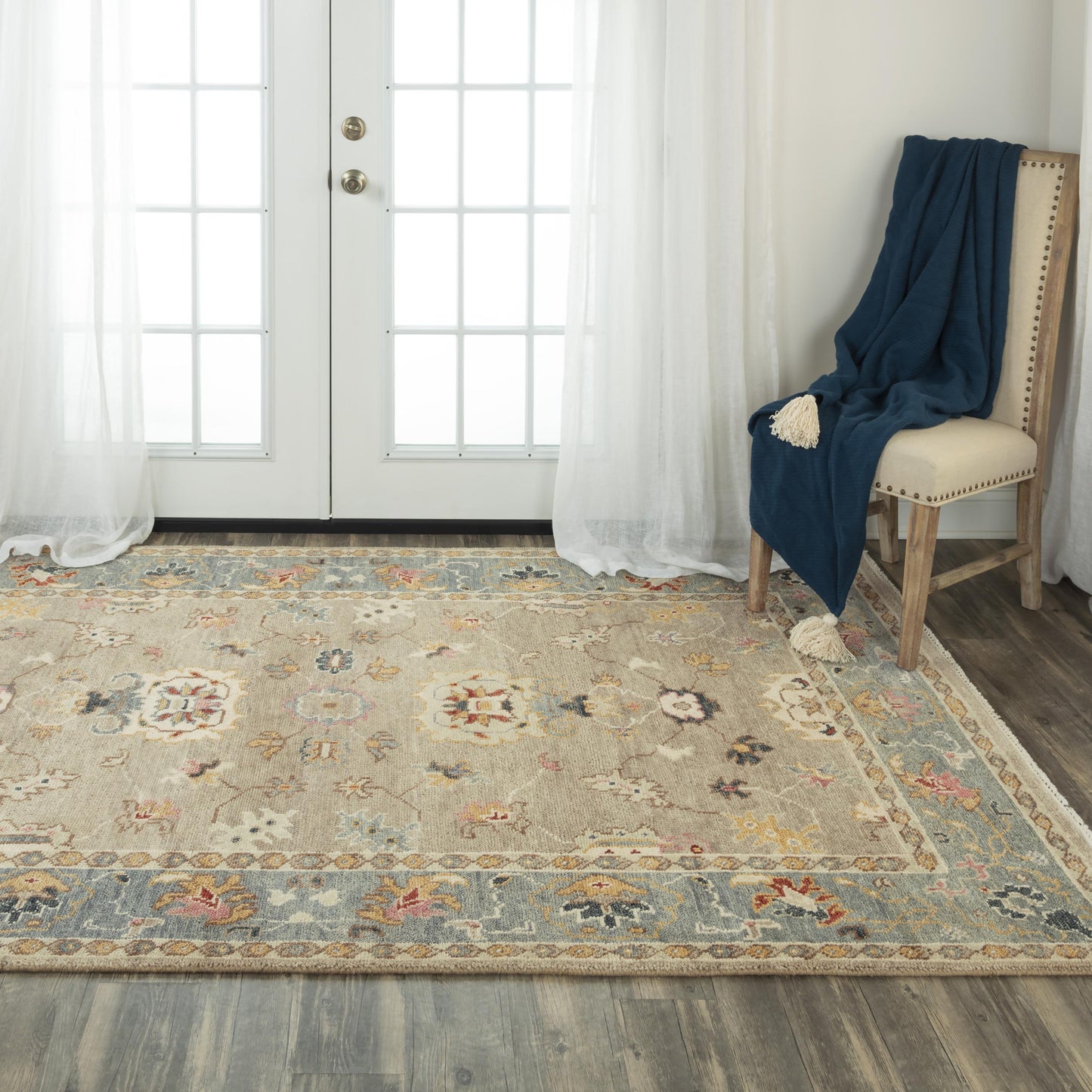 Envision ENV963 Tan/Gray Hand Knotted Rug - Rizzy