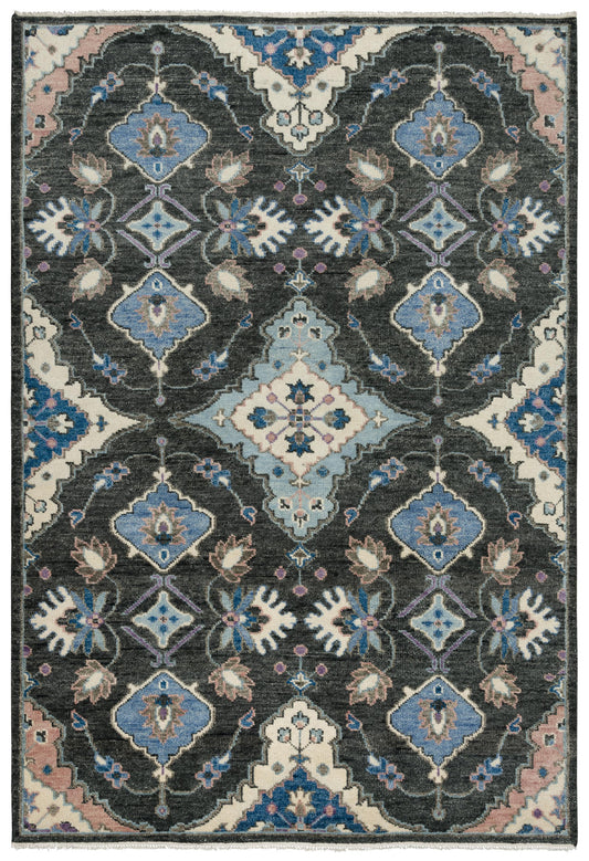 Envision ENV964 Charcoal Hand Knotted Rug - Rizzy