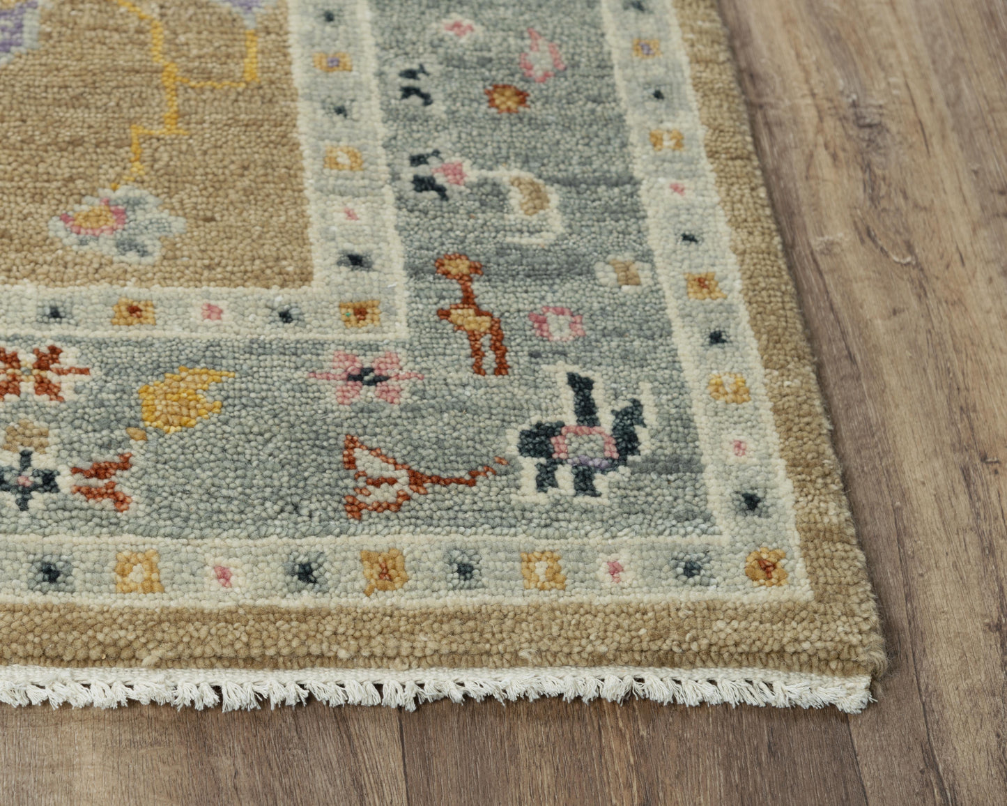 Envision ENV965 Taupe/Gray Hand Knotted Rug - Rizzy