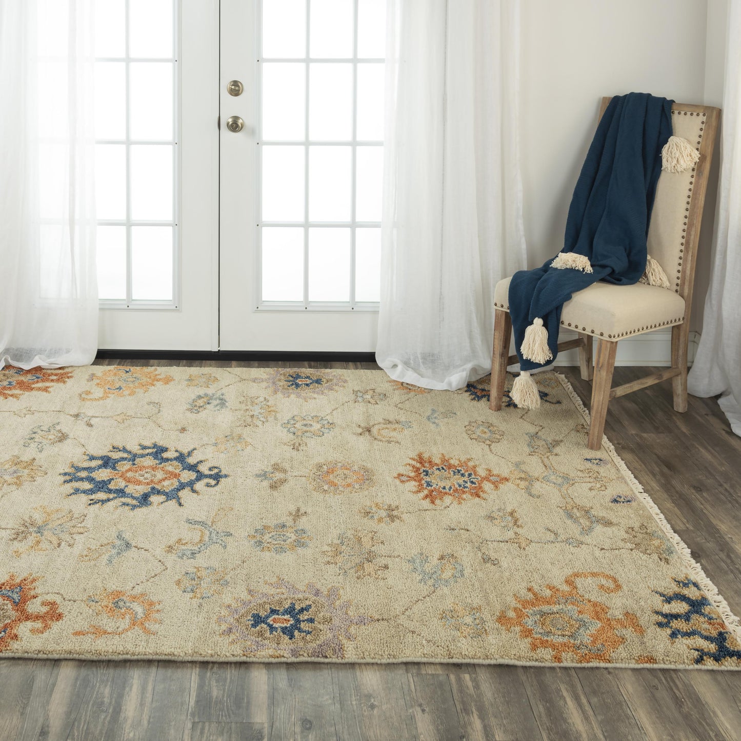 Envision ENV966 Beige Hand Knotted Rug - Rizzy