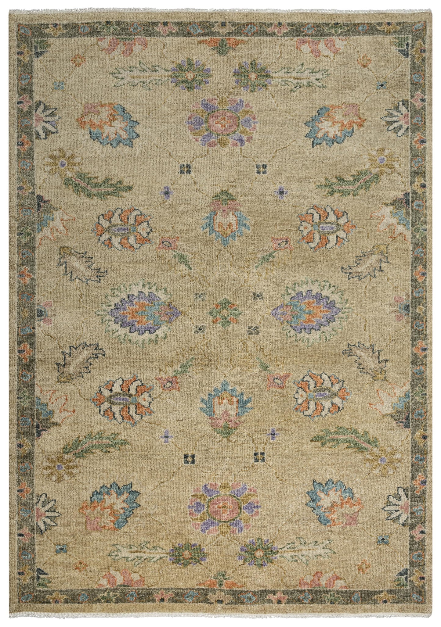 Envision ENV994 Beige Hand Knotted Rug - Rizzy