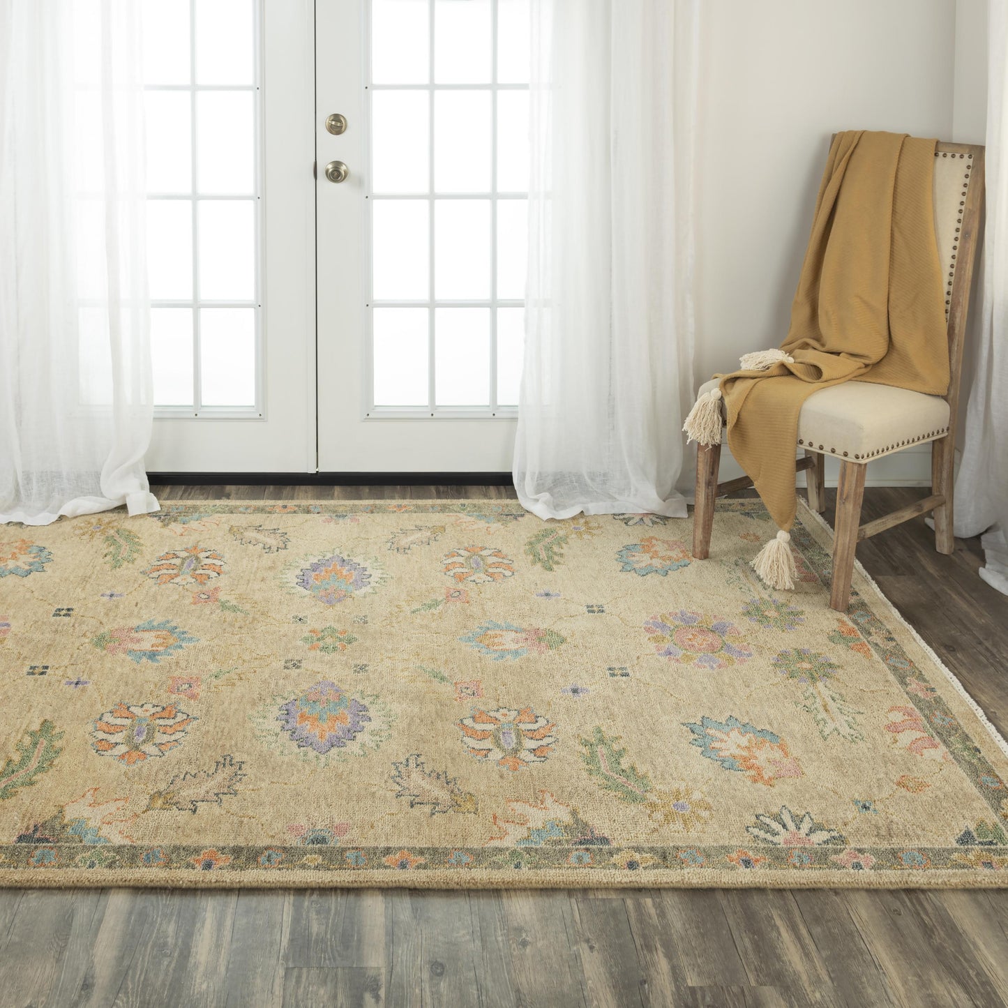 Envision ENV994 Beige Hand Knotted Rug - Rizzy