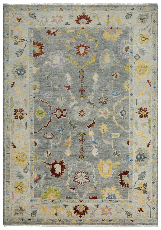 Envision ENV997 Gray/Beige Hand Knotted Rug - Rizzy