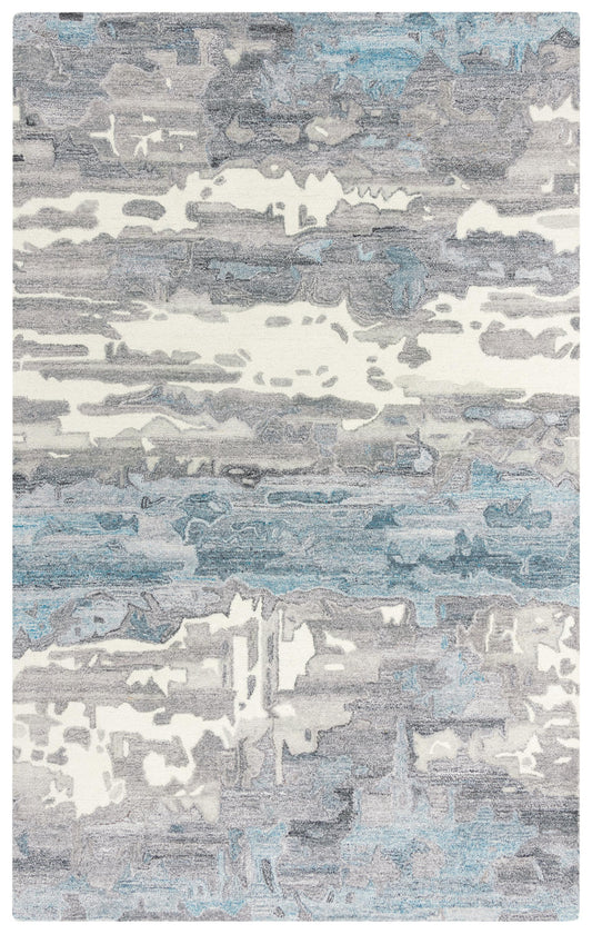 Essence ESS103 Gray Hand Tufted Rug - Rizzy