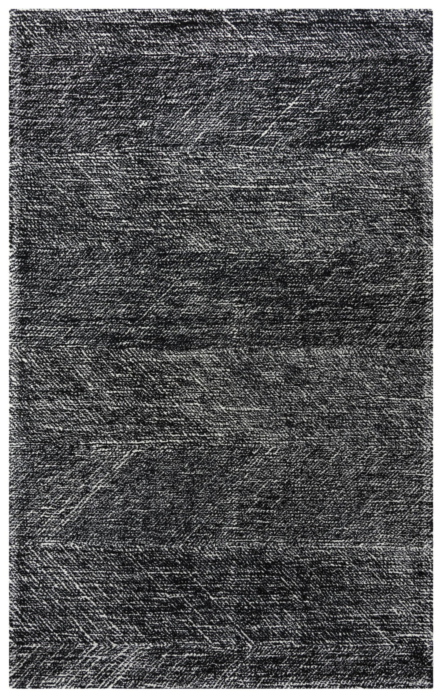 Etchings ETC101 Black Hand Tufted Rug - Rizzy