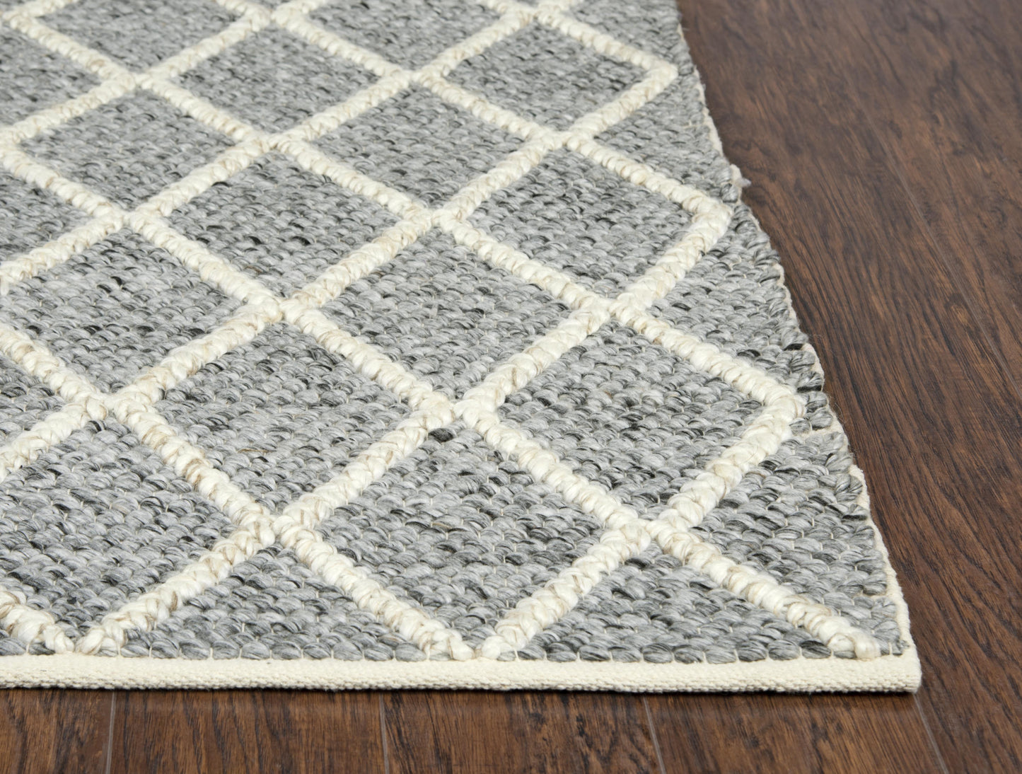 Ewe Complete me EWE106 Gray Hand Woven Rug - Rizzy