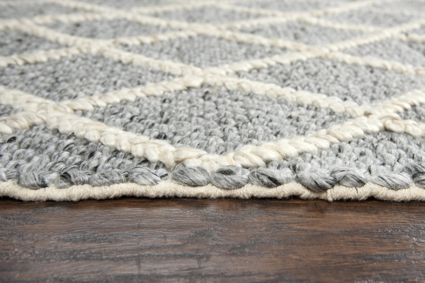 Ewe Complete me EWE106 Gray Hand Woven Rug - Rizzy