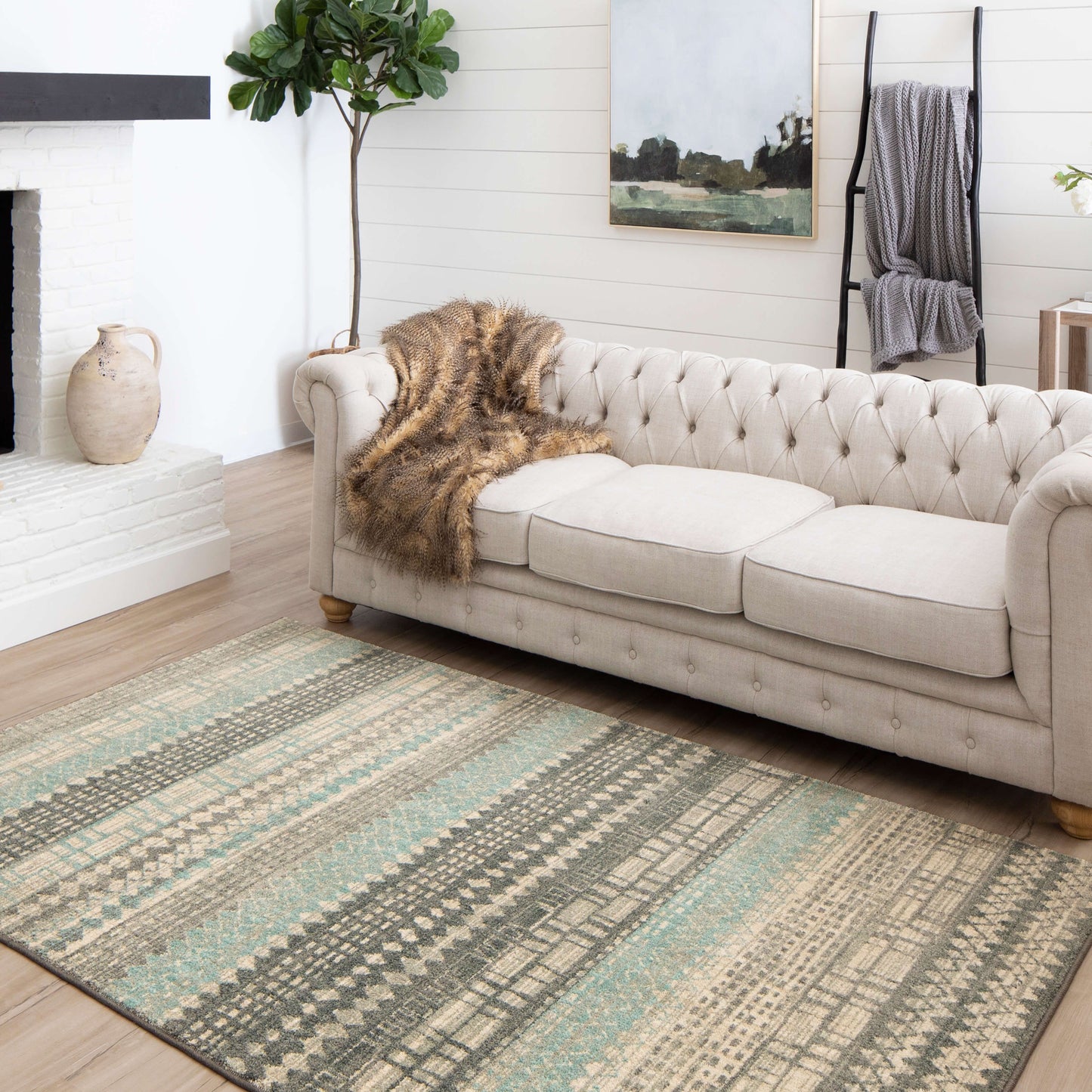 Karastan Rugs Eddleston Ash Grey Area Rug