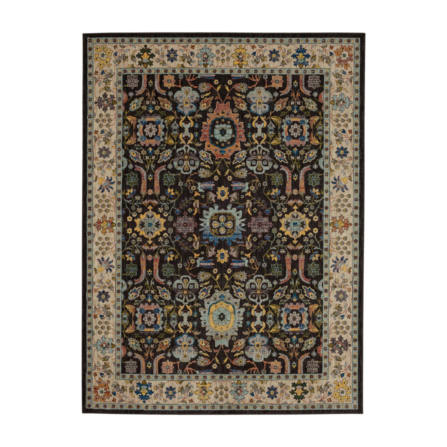 Karastan Rugs Enmity Charcoal Area Rug