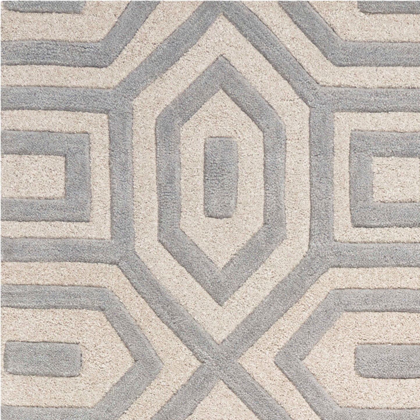 Eternity 1062 Grey Escape Hand Tufted Area Rug - Kas