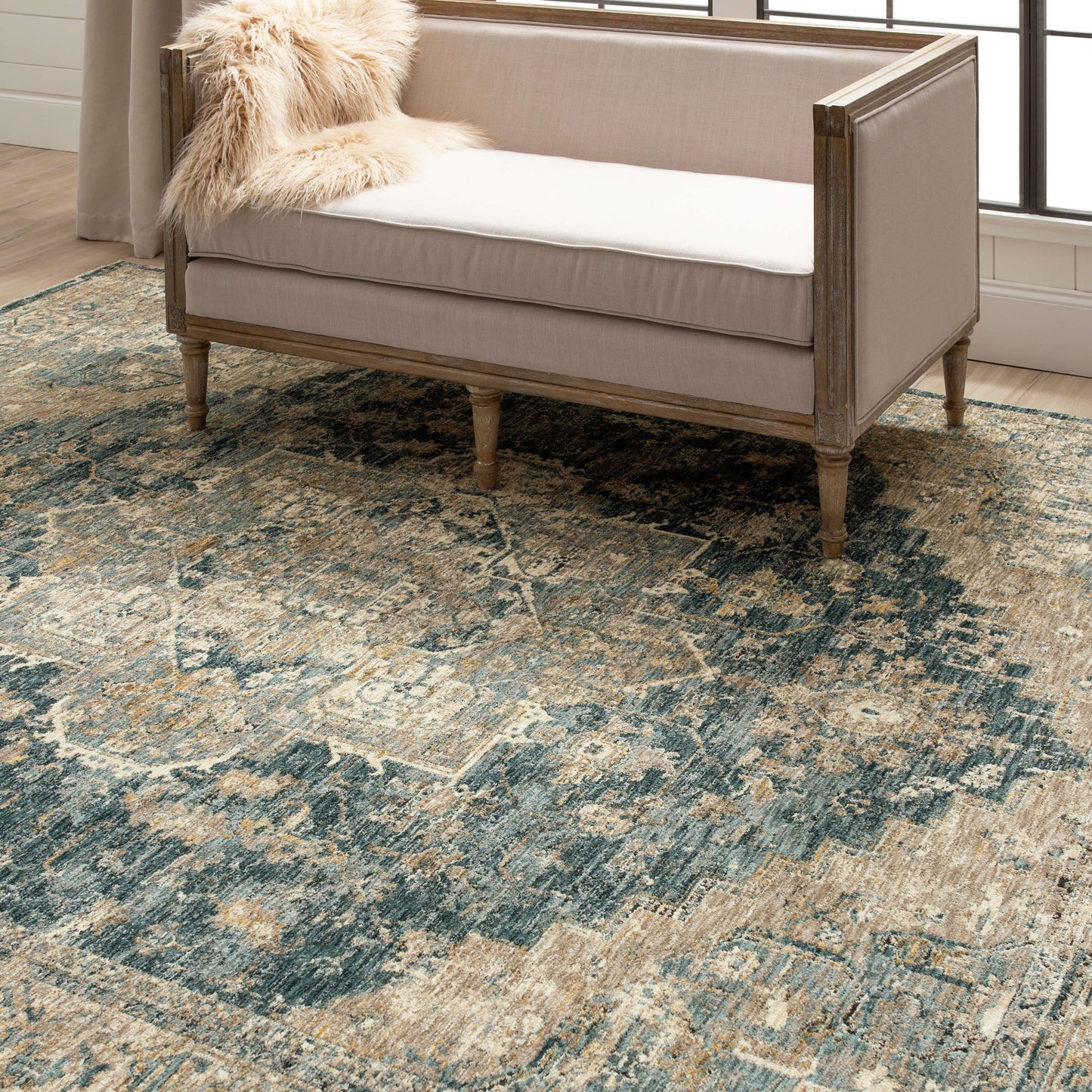 Karastan Rugs Ezine Blue Area Rug