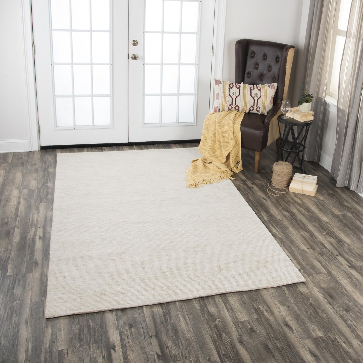 Fifth Avenue FA172B Beige Hand Tufted Rug - Rizzy