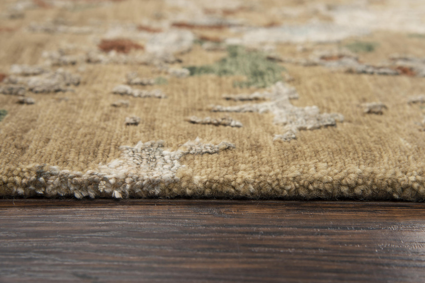 Finesse FIN101 Beige/Brown Hand Knotted Rug - Rizzy