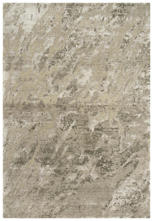 Finesse FIN102 Beige Hand Knotted Rug - Rizzy