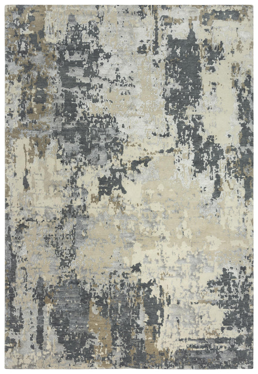 Finesse FIN112 Ivory Hand Knotted Rug - Rizzy