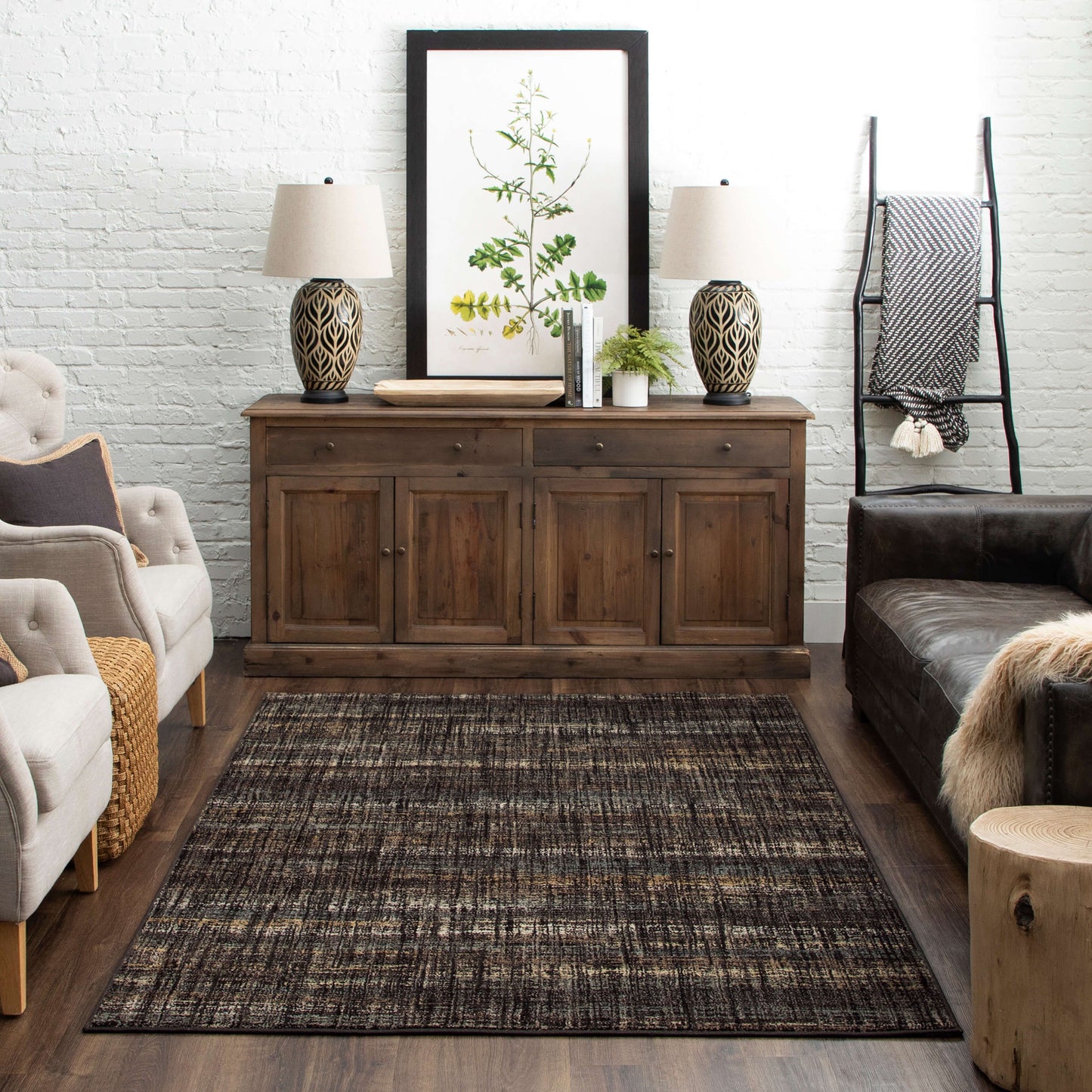 Karastan Rugs Fowler Black Area Rug