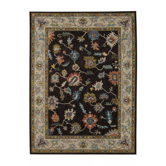 Karastan Rugs Fury Charcoal Area Rug