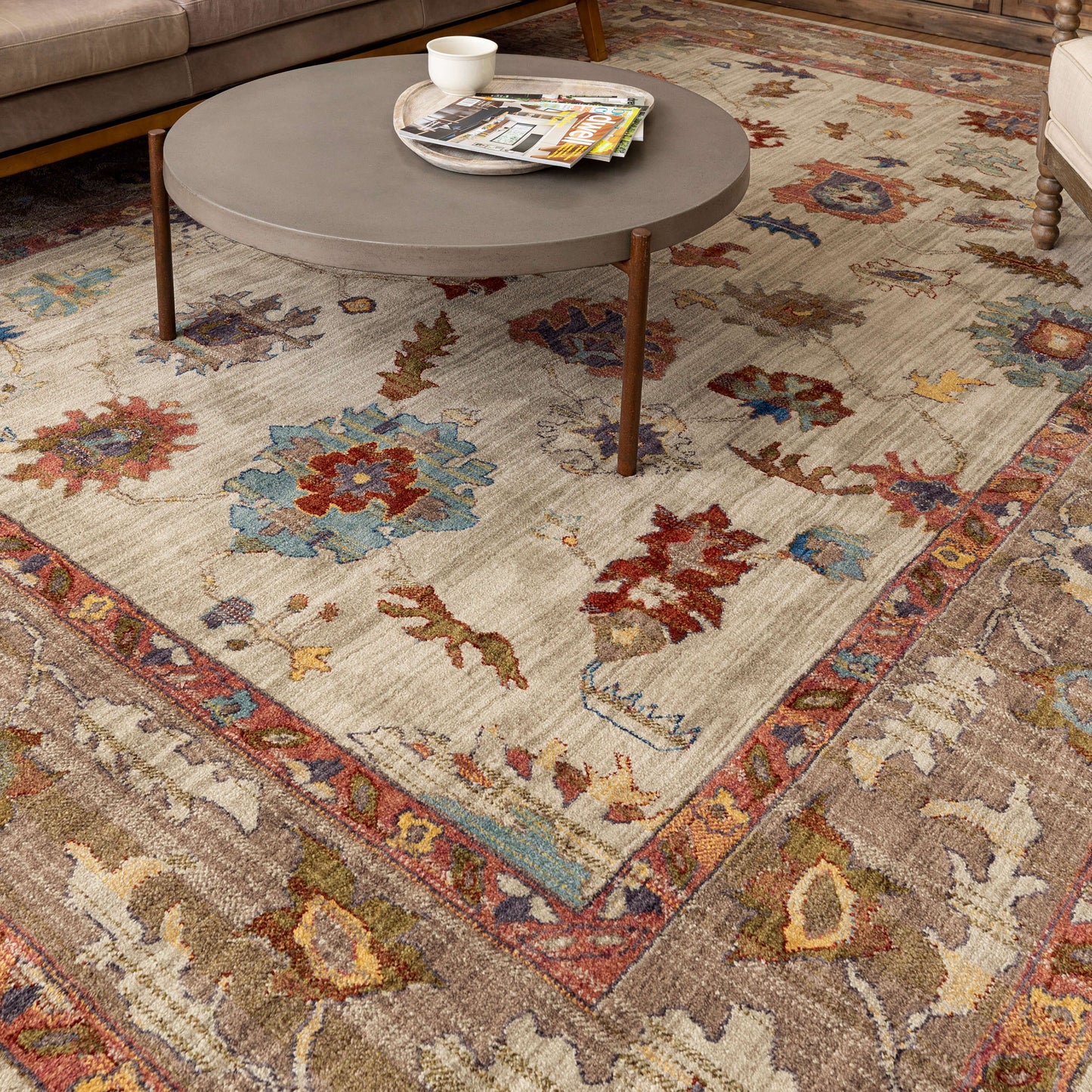 Karastan Rugs Fury Cream Area Rug