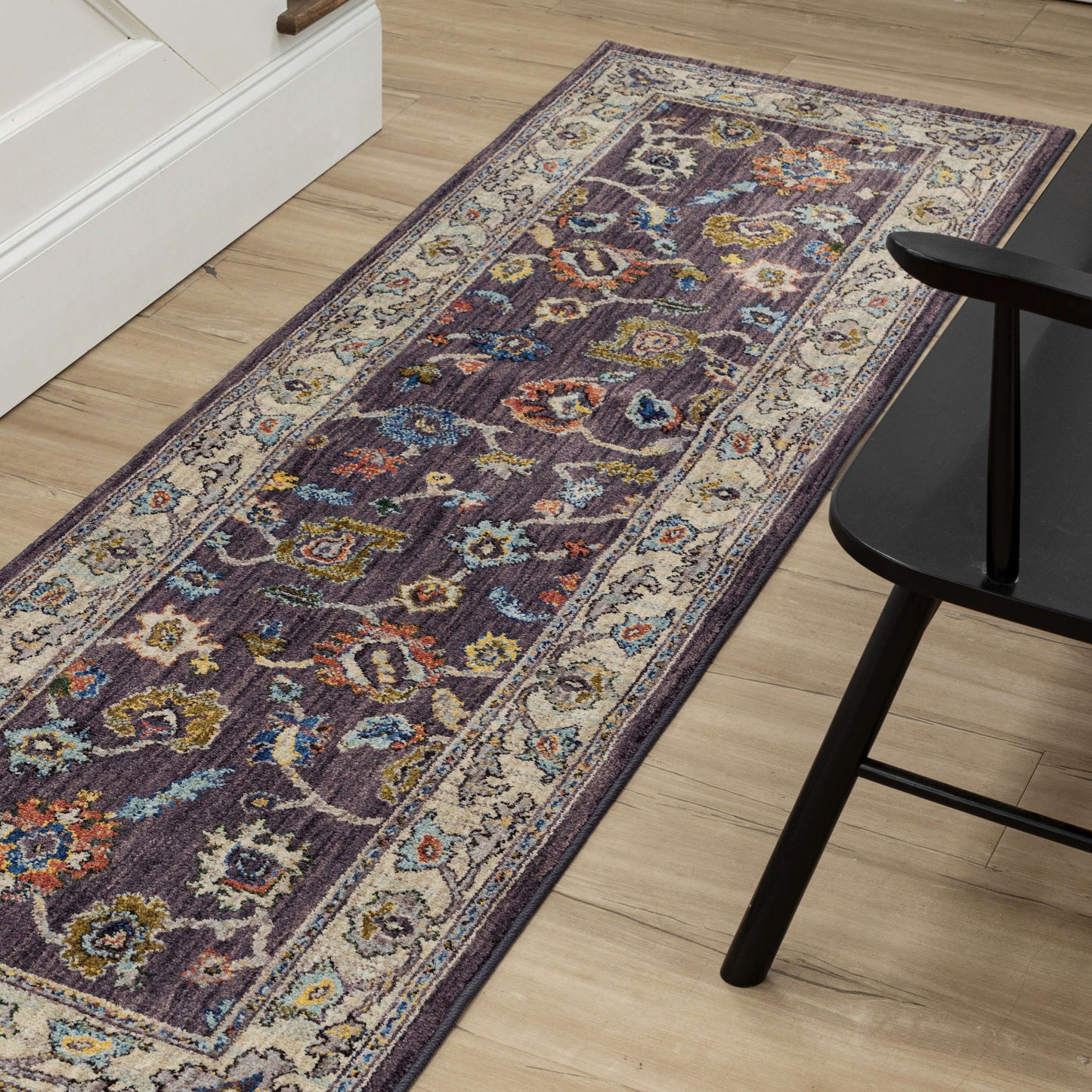 Karastan Rugs Fury Eggplant Area Rug