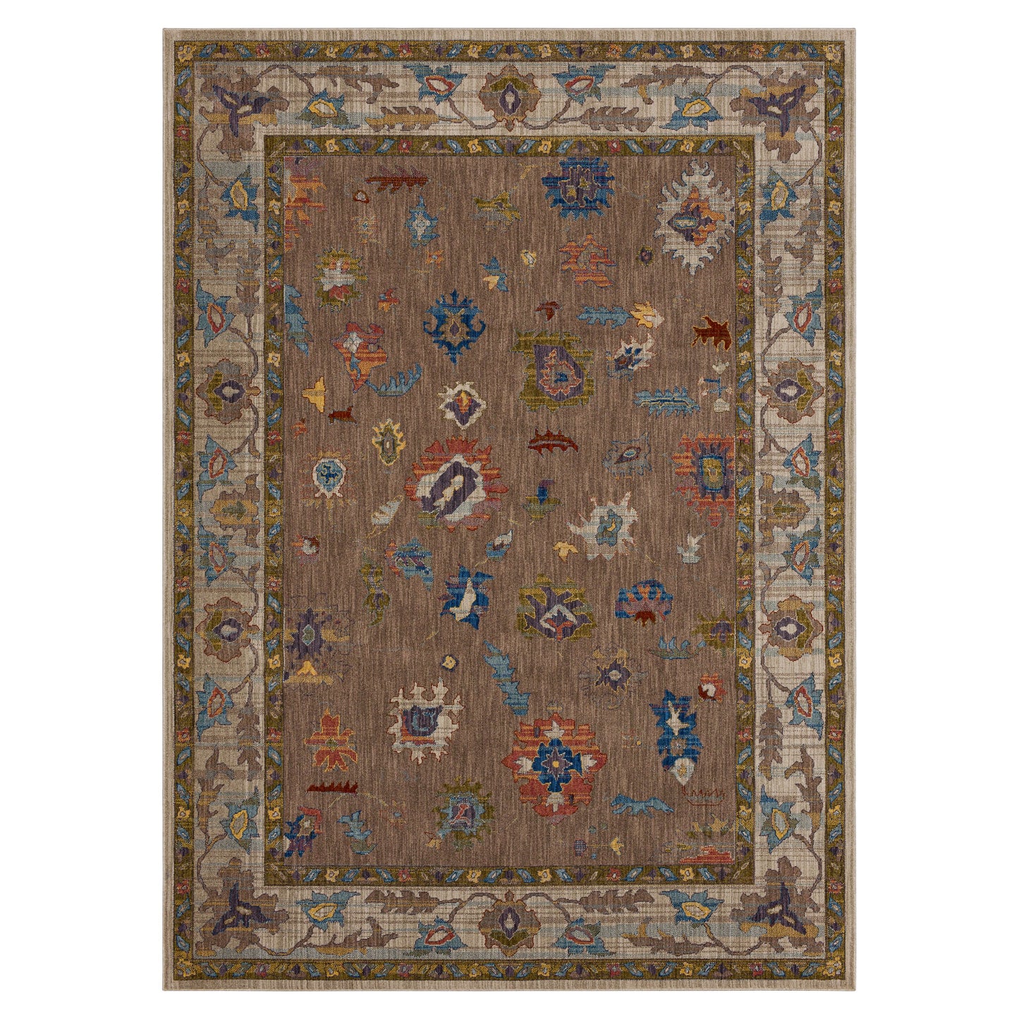 Karastan Rugs Fury Taupe Area Rug