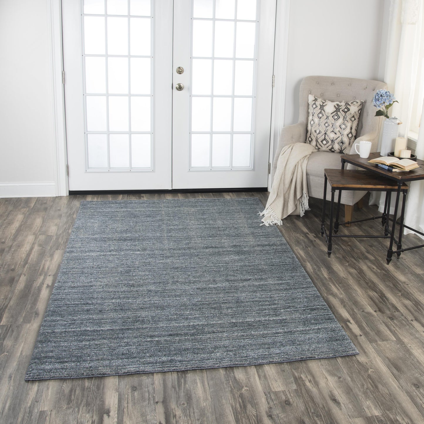 Grand Haven GH719A Denim  Hand Loomed Rug - Rizzy