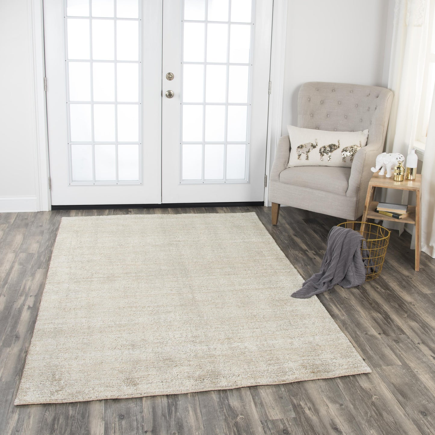 Grand Haven GH720A Beige Hand Loomed Rug - Rizzy