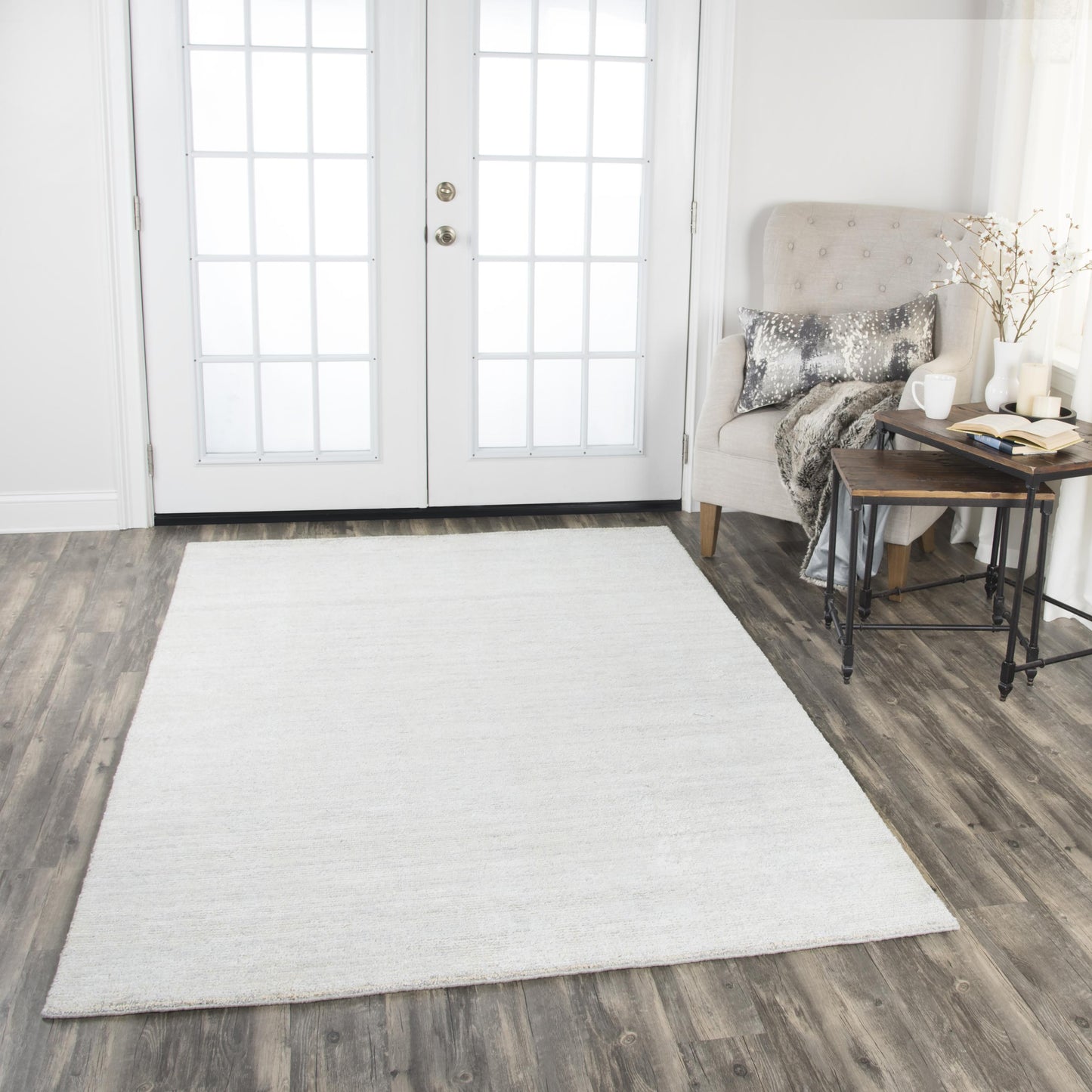 Grand Haven GH721A Silver Hand Loomed Rug - Rizzy