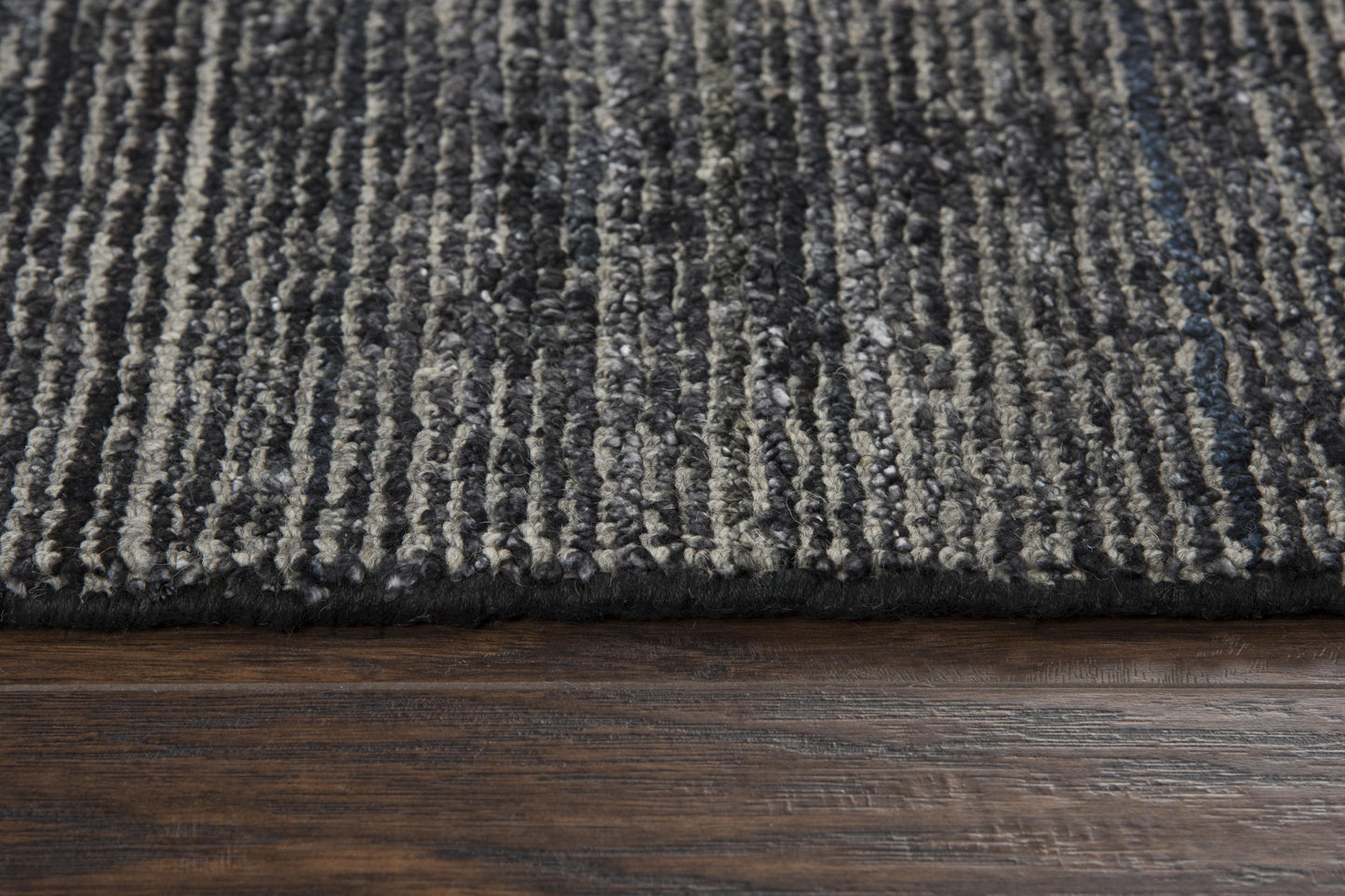 Grand Haven GH724A Black Hand Loomed Rug - Rizzy